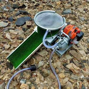 पोर्टेबल सोने की पैंटिंग कंपन स्कुआइस बॉक्स उपकरण गैसोलीन इंजन गोल्ड विभाजक नदी रेत धुलाई खनन मशीन - Product Image 3