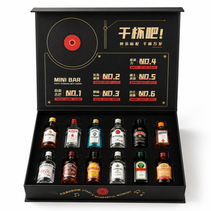 Boîtes cadeaux pour vin magnétiques rigides de qualité supérieure, vente en gros, logo personnalisé, boîtes à double ouverture pour bouteilles de vin - Product Image 2