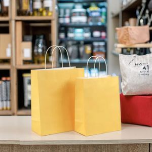 Customized Kraft Paper Bag Printed Logo Colorful Shopping Bag for Clothing Packaging-Use on <b>Underwear</b> Shirts Shoes Etc. - Product Image 5