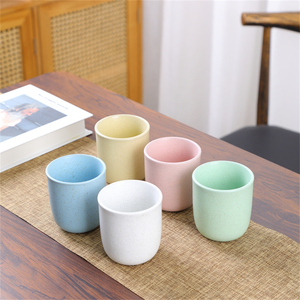 Tazze da Caffè e Tè in <span class=keywords><strong>Ceramica</strong></span> Porcellana Turca Araba di Alta Qualità 200ml Senza Manico Fatte a Mano - Product Image 2