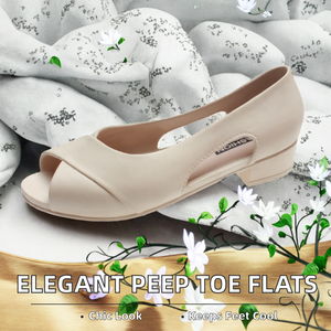 Sandalias Elegantes de Tacón de Cuña con Punta Abierta para Mujer, Transpirables, para Verano, Primavera y Otoño, Zapatos de Vestir Planos con Tacón, Resistentes al Desgaste - Product Image 2