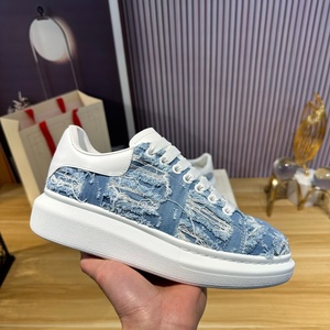 Zapatos de Diseñador McQueenes de Alta Gama, Zapatillas Clásicas Transpirables de Moda, Estilo Vaquero, Zapatos Personalizados de Marca Famosa para Caminar, Estilo Masculino - Product Image 5