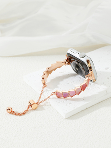 <span class=keywords><strong>Bracelet</strong></span> chaîne ajustable en métal coquille de mer pour <span class=keywords><strong>Apple</strong></span> Iwatch 8 7 6 SE 5 4 49mm 45mm 44mm 42mm 38mm Series 10 <span class=keywords><strong>Watch</strong></span> Bands - Product Image 3