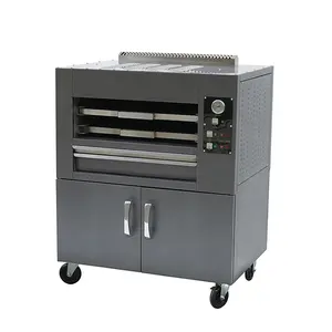 Quick Cooking Commercial Free Standing Infrared Steak Broiler Gas Grill with Cabinet for Beef Chicken Pork