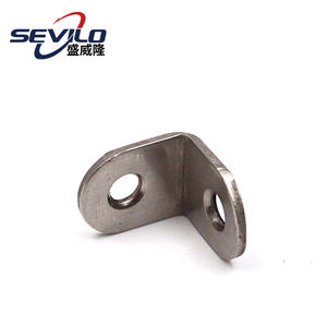 Support d'angle en acier inoxydable SEVILO pour étagère, blanc/transparent, <span class=keywords><strong>fixation</strong></span> simple face - Product Image 6