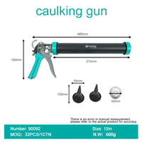 Pistola selladora de aplicación de pegamento precisa y suave Pistola selladora de silicona de flujo ajustable fácil de usar