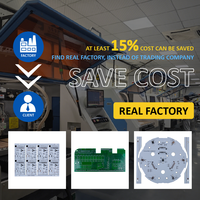 MCPCB de Aluminio de Doble Cara Personalizado de Venta Caliente para Paneles de Techo de Simuladores de Vuelo