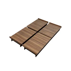 De fábrica de madera maciza cama de personalizable grande moderna cama de madera con mesa