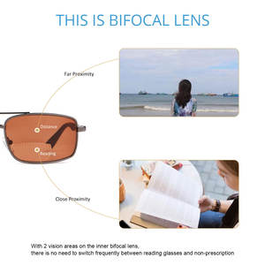 2024遠近両用老眼鏡拡大鏡金属フレーム航空遠近両用老眼鏡 - Product Image 6