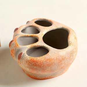 Pot en argile MSH Creative Cat Paw, design adorable de dessin animé pour <span class=keywords><strong>Lithops</strong></span> et succulentes PP - Product Image 2