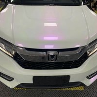 Film Perubahan Warna Mobil PET Putih Elektro Optik Self Healing Bertekstur Pelindung 99% UV 90% IR untuk Seluruh Bodi Kendaraan