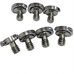 Cacciavite a Testa Piatta in Acciaio Inox CNC con Anello Autoperforante OEM 1/4\" e 3/8\" Bullone per Fotocamera - Product Image 3