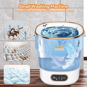 16-liter <strong>Mini</strong> <strong>Portable</strong> Folding <strong>Washing</strong> <strong>Machine</strong> Spin-Dryer Large Capacity Small Compact Laundry <strong>Machine</strong> - Product Image 5