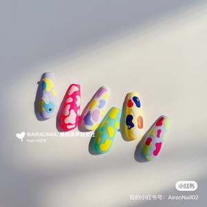 Nueva pegatina al por mayor para <span class=keywords><strong>uñas</strong></span>, pegatinas ultrafinas coloridas de grano de <span class=keywords><strong>vaca</strong></span> para <span class=keywords><strong>uñas</strong></span> - Product Image 5