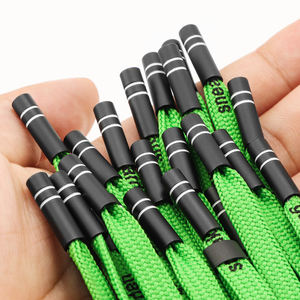 أزياء الجملة Oem النحاس مخصص شعار مطبوع Drawcords رباط الحذاء المعادن Aglet طرف لهودي سلاسل أحذية رياضية - Product Image 5