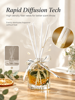 Diffuseur de parfum d'ambiance de luxe à bâtonnets, flacon en verre, huile essentielle, diffuseur d'arômes longue durée, conception personnalisée OEM ODM