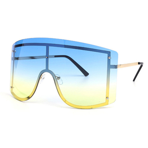 Gafas <span class=keywords><strong>de</strong></span> <span class=keywords><strong>sol</strong></span> <span class=keywords><strong>de</strong></span> gran tamaño con diseño <span class=keywords><strong>de</strong></span> <span class=keywords><strong>marca</strong></span> CE para mujer, gran templo ancho 2020, gafas <span class=keywords><strong>de</strong></span> <span class=keywords><strong>sol</strong></span> a la moda UV400 - Product Image 2