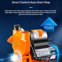 Pompa Booster Otomatis Penuh Lingxiao AKCK Pemanas Air Dingin dan Panas Cerdas Anti Beku dengan Layar Digital Ringkas