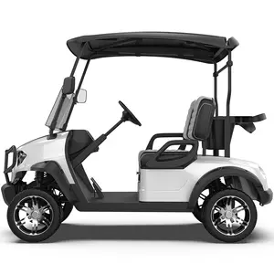 Rear Seat Electric Golf Carts Factory Supply New Design High Quality H Model 2+2 48V Prices Electric Golf Car 3 - 4 500kg