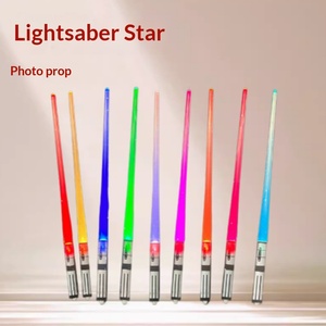 Meilleures baguettes lumineuses sabre laser, baguettes LED lumineuses pour fête néon, décorations et cadeaux de fête lumineux - Product Image 3