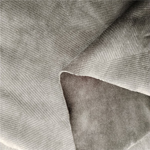 Siêu Mềm Burnout Vải 95% Polyester 5% Spandex Siêu Mềm Nhung Boneded Vải Cho Hàng May Mặc - Product Image 5