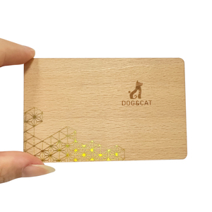 Cartes de visite en bois personnalisées en gros de qualité garantie à bas prix avec NFC - Product Image 3