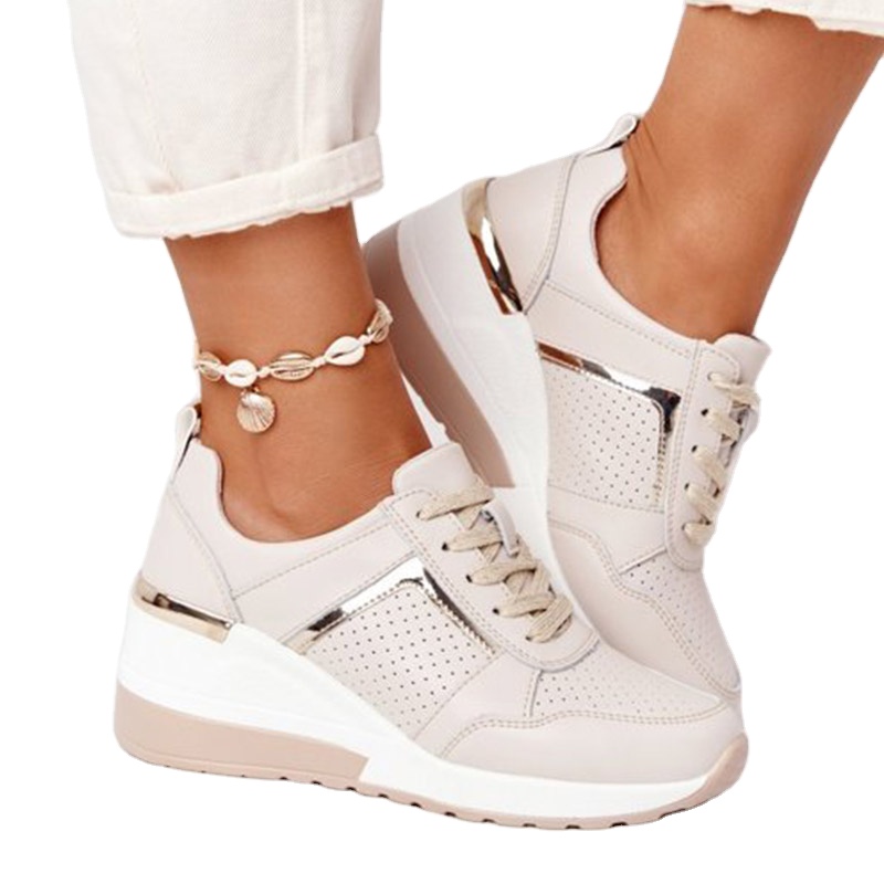 DEPORTIVAS PLATAFORMA BLANCAS | Deportes, Zapatillas deportivas, Zapatillas
