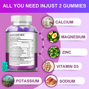 Winstown Vitamin D3 Calcium Gummies Gummy Candy para la recuperación muscular y la mejora de la densidad ósea-Uso para adultos - Product Image 6