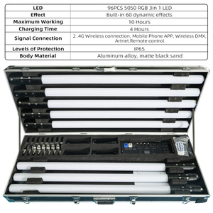 Ip65 ngoài trời có thể sạc lại di động không dây 360 pin LED Pixel Ống DMX Câu lạc bộ Đảng DJ ánh sáng sân khấu cho DJ Đảng KTV buổi hòa nhạc - Product Image 6