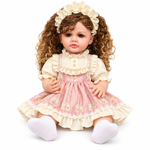 Muñeca Reborn de Vinilo de Alta Calidad de 22 Pulgadas, Muñeca Bebé Realista y Hermosa, Juguete de Compañía para Niños, Regalo Encantador para Niñas - Product Image 5