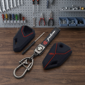 Funda de Silicona para Llave de Motocicleta para 650 400NK, Cubierta Plegable para Llave con Llavero, Accesorio para Moto de Calle, Color Único - Product Image 2