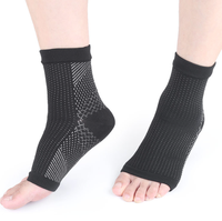 Chaussettes de compression pour fasciite plantaire pour femmes et hommes Manchon de compression pour cheville Nano Brace pour la protection et la rééducation