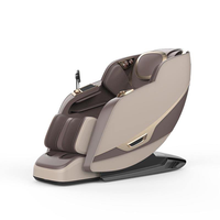Fauteuil de massage électrique de luxe à rouleaux fixes, zéro gravité, chauffant, avec chargeur sans fil pour le bureau