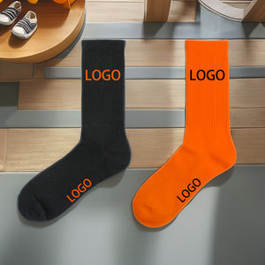 OEM transpirable <span class=keywords><strong>blanco</strong></span> Athletic Crew calcetines para hombres mujeres Casual tejido deporte gimnasio calcetines Logo patrón para fútbol trampolín uso verano - Product Image 5