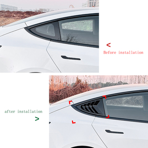 Para Tesla 3 Y 2021-2023 Facelift versión actualizada persianas pegatinas de <span class=keywords><strong>coche</strong></span> decoración Exterior accesorios de modificación - Product Image 6