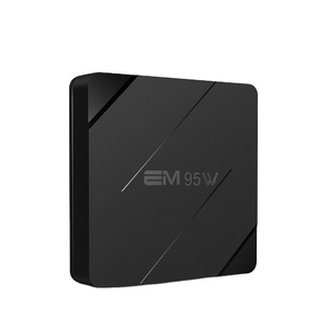 ขายส่งราคาถูกOEM 4พันแกนQuad Coreอบอุ่น5W MboxสตรีมMedia Playerทั่วโลกHEVCสมาร์ท<span class=keywords><strong>Android</strong></span> 7.1 OTTกล่องทีวี - Product Image 1