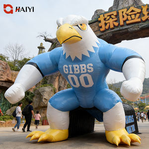 Arche gonflable publicitaire personnalisable en forme d'aigle, tunnel gonflable pour entrée de stand promotionnel - Product Image 1