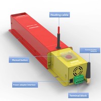 Sistem Pemadam Kebakaran Otomatis Gas Nirkabel Cerdas Antarmuka RS485/LoRa/4G Model Kabinet Distribusi Mandiri