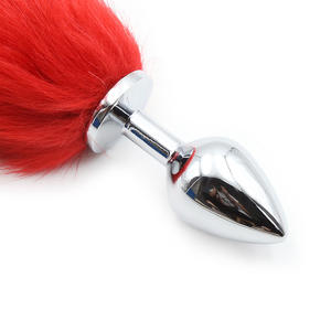 Tapón Anal de Acero con Cola de Zorro para Adultos, Juguete Sexual Anal de Gran Longitud para Hombres - Product Image 5