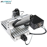 Fresadora CNC de Escritorio con Husillo de Bolas 3040 4060 - 800W-2200W Grabadora de PVC de 3/4 Ejes