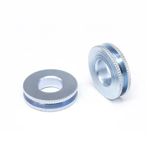 Precision Galvanized Aluminum Gear CNC Lathe Machining Polished Metal Gears with Painted Surface Treatment Wire EDM Type