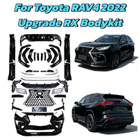 Kit Carrosserie Style RX pour Toyota RAV4 2019-2024 XA50 – Améliorez le Look Lexus : Pare-chocs Avant, Calandre, Diffuseur Arrière, Jupes Latérales – Ensemble Complet de Pièces