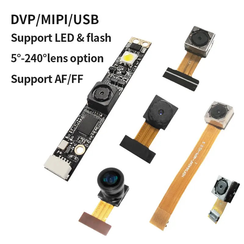 HD AF FF Mini Ir OV5640 OV5645 5MP Pixel 1080P Auto Focus Wide angle Csi MIPI DVP USB Camera Module Board For Plant light