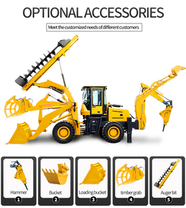 Retroexcavadora Bidireccional de 3 y 5 Toneladas | Motoniveladora Diésel 4x4 4WD | Certificada ISO9001/SGS para Construcción, Agricultura, Espacios Estrechos - Product Image 2