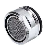 Aérateur de robinet cylindrique en cuivre/plastique pour évier de cuisine et robinets de lavabo avec fonctions anti-éclaboussures et anti-cheveux