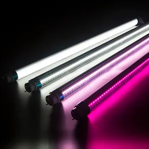 LED Tube Light T8 Pink Color 3ft 900mm 12W SMD2835 T5 Led Shop Light 8ft Aluminum Ce 80 Tube Led T8 2700 K Dimmable Aviculture