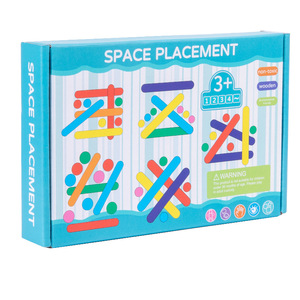 Giocattoli Educativi in Legno per Bambini, Puzzle Arcobaleno per l'Apprendimento Precoce della Matematica - Product Image 2