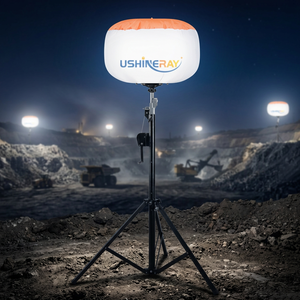Luz LED inflable de 1400W de potencia máxima para reconstrucción de carreteras urbanas, excavaciones, puentes y construcción nocturna. - Product Image 5