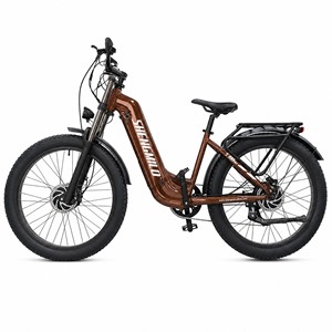Vélo de montagne à double moteur 2000W, 48V 25AH, 26x3.0, vélo électrique haute vitesse S700PRO SHENGMILO, double moteur puissant 2000W (1000W à l'avant) - Product Image 1