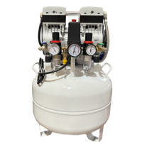 Compresseur d'air dentaire sans huile, portable, silencieux, sans huile, avec filtre, 1hp Factory Professional, 32L